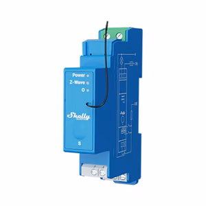Shelly Qubino Pro 1 DIN-siini relee, 1-kanaliline, Z-Wave