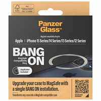 MagSafe PanzerGlass Bang ON ring jaoks iPhone 12 / 13 / 14 / 15 - hõbedane