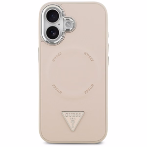 GUESS ümbris jaoks IPHONE 17 compatible with MagSafe GUHMP17SPSDTSCMP (PU W/ Triangle Logo) roosa