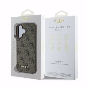 GUESS ümbris jaoks IPHONE 16 GUHCP16SG4GFBR (PU 4G Classic) brown