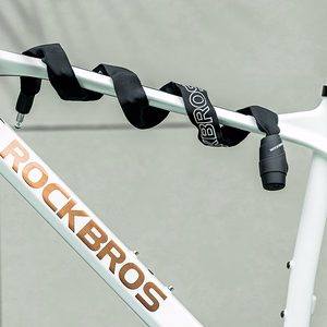 Rockbros 3230002001 jalgrattalukk koodi ja võtmega - must