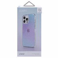 Uniq Coehl Linear korpus iPhone 13 Pro Max'ile - roosa ja sinine