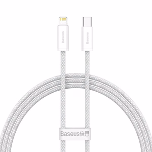 Cable Baseus Dynamic from Type-C to Lightning 20W 1.0m white CALD000002
