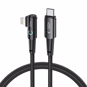 Tech-Protect UltraBoost L Kaabel Lightning (angled) / USB-C (straight) PD 20W 3A 1m - hall
