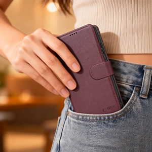 Tech-Protect Wallet Чехол для Samsung Galaxy A27 5G - бордовый