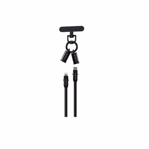 Devia кабель-шнурок 2in1 PD USB-C - Lightning 1,2 м 27W фиолетовый