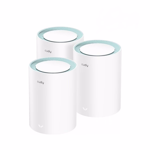 Cudy M1300 3-pakk Mesh Wi-Fi süsteem kahesageduslik (2.4 GHz / 5 GHz) Wi-Fi 5 (802.11ac) valge 1 siseantenn