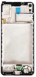 LCD screen Samsung A217F A21s koos touch screen ja frame Must original