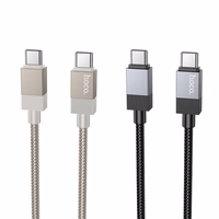 Kaabel USB C to USB C Hoco 3A 60W 1 m X110 kuldne