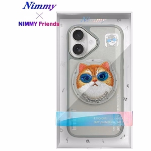Nimmy Glasses Cool Cat MagSafe Ümbris jaoks iPhone 16 - Hall