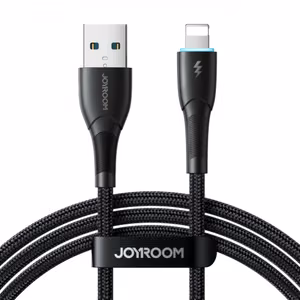 USB kaabel Joyroom SA32-AL3 must Lightning 100cm (kuni 3A)