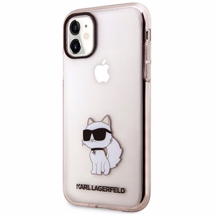 Karl Lagerfeld KLHCN61HNCHTCP iPhone 11 / Xr 6.1" roosa/roosa hardcase Ikonik Choupette