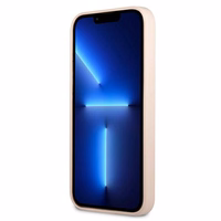 Guess GUHCP13SSLTGP iPhone 13 mini 5.4" roosa/roosa kõvakaaneline silikoonist kolmnurkne korpus