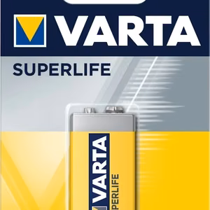 VARTA 9V Superlife tsinkpatarei, 1 tk