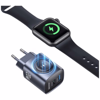 Võrgulaadija USAMS CC293 T67 20W iWatch 1xUSB-C 1xUSB-A tume