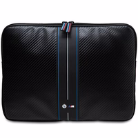 BMW Carbon & sinine Stripe ümbris jaoks a 14" laptop - must