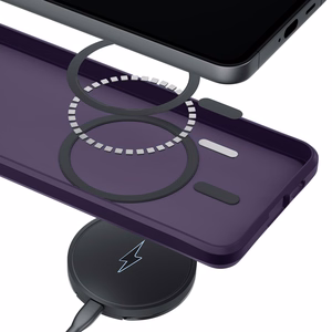 Samsung Galaxy S26+ – 3mk Smoke MagCase lilla telefoniümbris