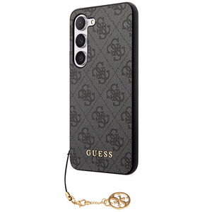 Guess 4G Charms Collection ümbris jaoks Samsung Galaxy A35 - must