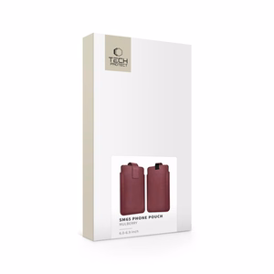 Tech-Protect SM65 ümbris jaoks 6.0-6.9" smartphones - burgundia