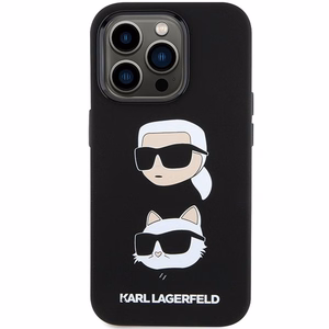 KARL LAGERFELD ümbris jaoks IPHONE 15 Pro KLHCP15LSDHKCNK (Silicone KC) must