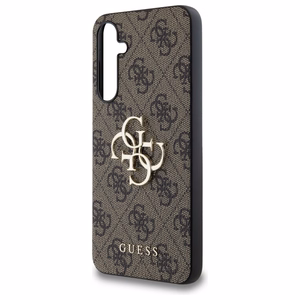 Guess 4G Big Metal Logo ümbris jaoks Samsung Galaxy A55 - brown