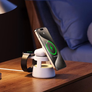 DUZZONA W23 5-in-1 Magnetic Juhtmevaba Charging Station with Bluetooth Speaker