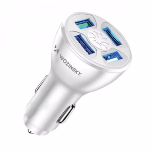 Autolaadija Wozinsky WCCAW valge 50W (4xQC3.0)