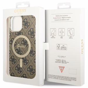 Guess GUHMP13XH4STW iPhone 13 Pro Max 6.7" коричневый/коричневый hardcase 4G MagSafe