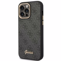 Guess GUHCP14XHG4SHK iPhone 14 Pro Max 6.7 "must / must hard ümbris 4G Vintage kuldne Logo