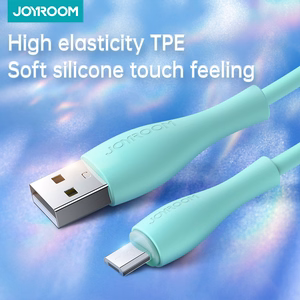 Joyroom Bowling S-2030M8 кабель USB-A micro USB 3A 2м - зелёный