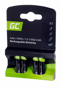 Green Cell GR03 majapidamise laetav AAA aku, nikkel-metallhüdriid (NiMH)