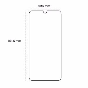 Защитное стекло 2,5D Huawei Y7 2019