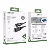 Acefast kaabel MFI USB Type C - Lightning 1.2m, 30W, 3A must (C6-01 must)