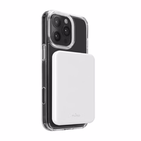 Powerbank Puro Mag Plus 5000mAh 20W Qi2 ühilduv MagSafe 1x USB-C Power Delivery - valge