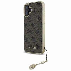 Guess 4G Charms Collection iPhone 16 Plus Ümbris - Brown