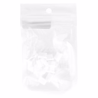 Silicone anti-dust plug Type C valge - 10 pieces