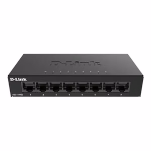 D-Link lüliti DGS-108GL/E, hallamatu, laua-, Gigabit Etherneti (vask) portide arv 8, 60 kuud