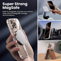 TP Flex MagSafe Ümbris jaoks iPhone 16 Pro - Läbipaistev