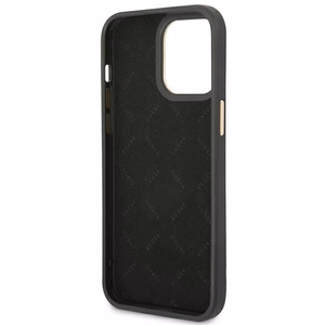 Guess GUHCP14XHG4SHK iPhone 14 Pro Max 6.7 "must / must hard ümbris 4G Vintage kuldne Logo