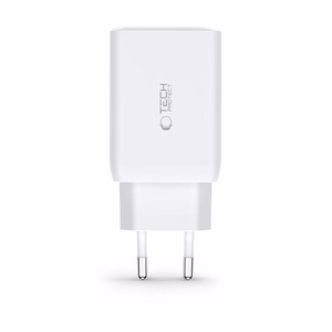 Tech-Protect C65W laadija 2x USB-C PD 65W / USB-A QC 3.0 - must