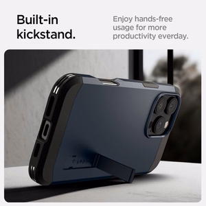 SPIGEN ümbris TOUGH ARMOR MAG compatible with MagSafe jaoks IPHONE 16 Pro Max metal slate