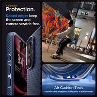 SPIGEN ümbris LIQUID AIR jaoks IPHONE 15 Pro Max tumesinine