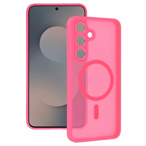 Tel Protect Aura Matte Magsafe чехол Samsung Galaxy S25 FE ярко-розовый