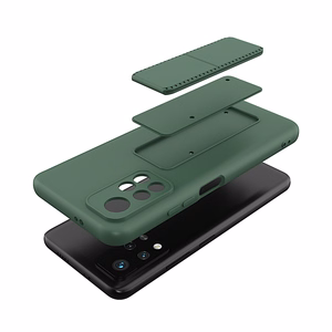 Wozinsky Kickstand Case силиконовый чехол с подставкой Xiaomi Redmi 10 чёрный
