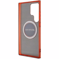 AMG läbipaistev Bicolor MagSafe ümbris jaoks Samsung Galaxy S24 Ultra - must