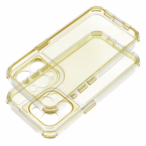 MATRIX CLEAR Ümbris jaoks IPHONE 15 Pro kollane