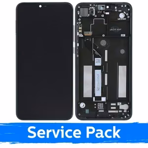 LCD ekraan ühilduv Xiaomi Mi 8 Lite raamiga / hall / (Service Pack)