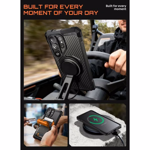 Supcase UB Grip Mag MagSafe ümbris Samsung Galaxy S26 Ultra jaoks - must