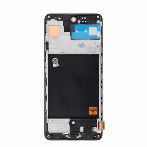 REWA OLED LCD-ekraan raamiga SAMSUNG A51 4G jaoks, must