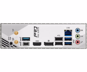 ASRock B860M Pro RS WiFi emaplaat